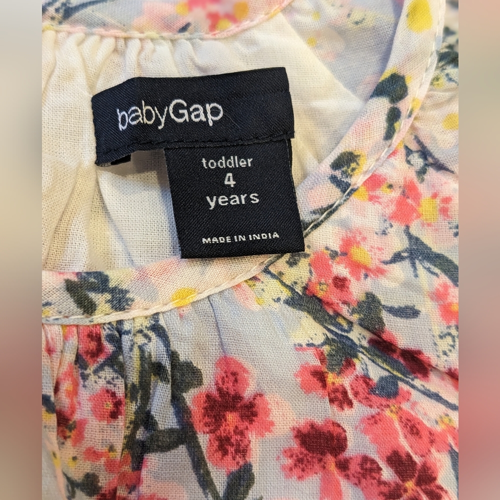 Baby Gap Lightweight Cotton Summer Dress Size 4T - Picture 6 of 8